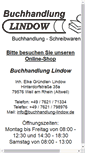 Mobile Screenshot of buchhandlung-lindow.de